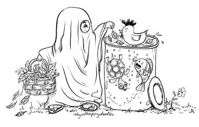 Middle class story illustration